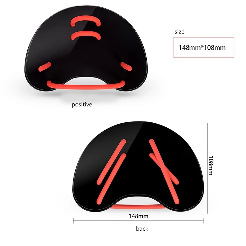 Gants de Natation Pagaies Dɾntra League à la Nage Main avec Sangles Réglables