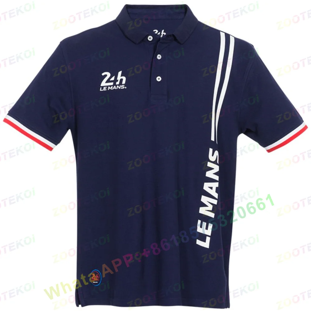 2022 Men's New 24h LE MENS F1 Racing Motorcycle Short Sleeve Polo Shirt Fast Dry And Breathable Cycing Jersey T -shirt