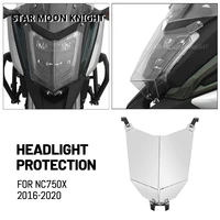 for honda nc750x nc 750 x 2016 2018 2019 2020 motorcycle accessories headlight protector light cover protective guard acrylic