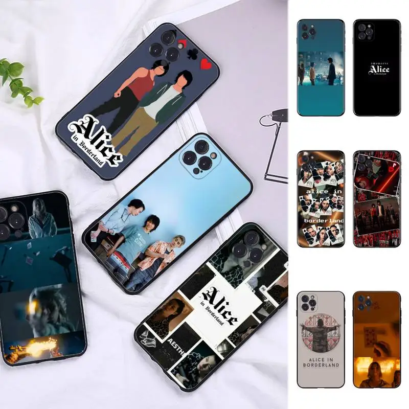 

Alice In Borderland Phone Case Silicone Soft For iphone 14 13 12 11 Pro Mini XS MAX 8 7 6 Plus X 2020 XR Shell