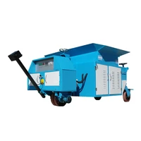 high performance walk behind concrete curb and gutter machine with gasoline engine