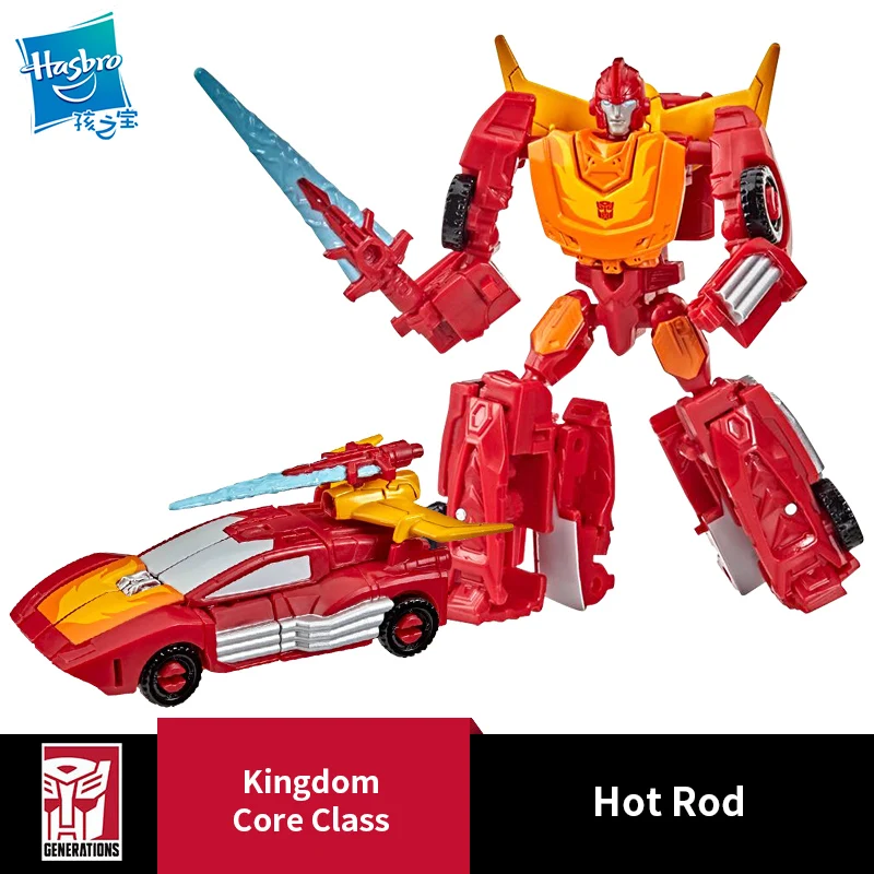 

[Оригинал] Трансформеры Hasbro, Hot Rod класса Kingdom Core, F5679, игрушки-модели