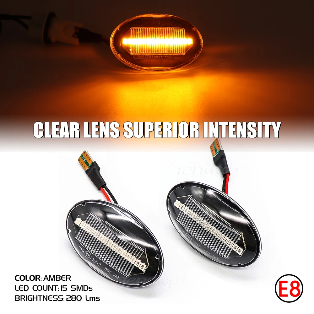 Для Ford Fiesta III IV MK3 MK4 KA Mondeo I MK1 Transit Tourneo MK6 MK7 светодиодный динамический поворотный