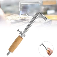 4 sizes adjustable flame gas brass torch wood handle soldering injector jewelry making torch soldering tool good welding tools