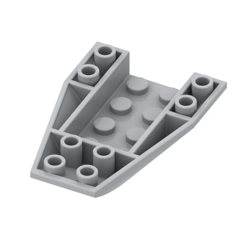 MOC Parts 43713 клиновидный изогнутый перевернутый тройной совместимый кирпич 6x4