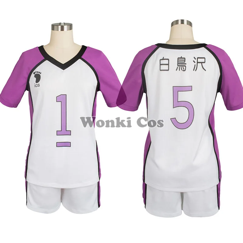 Аниме Haikyuu Nekoma Fukurodani Shiratorizawa Inarizaki Aoba Johsai старшая школа MSBY спортивный трикотажный