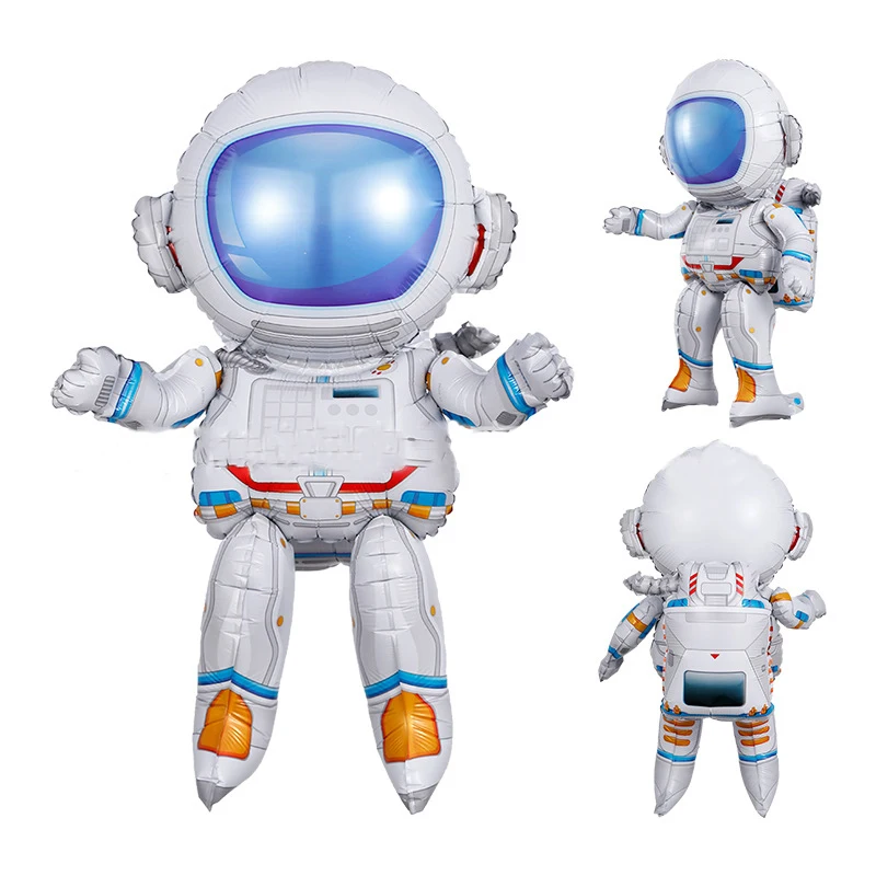 

1pc Rocket Astronaut Standing Ballons Spaceman Helium Balloons Out Of Space Theme Birthday Party Baby Shower Decorations Globos