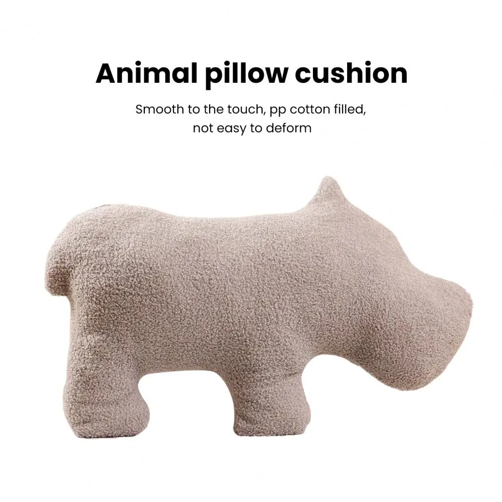 

Подушка для животных плюшевая милая мягкая кукла-подушка, слон, собака, бегемот, мультяшное животное, кукла, мягкая диванная подушка, украшение для дома