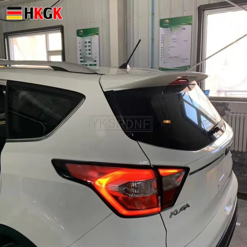 

Подходит для Ford Escape Kuga 2013 2014 2015 2016 2017 Высокое качество ABS пластик грунтовка Цвет спойлер на задний багажник, крыло украшения