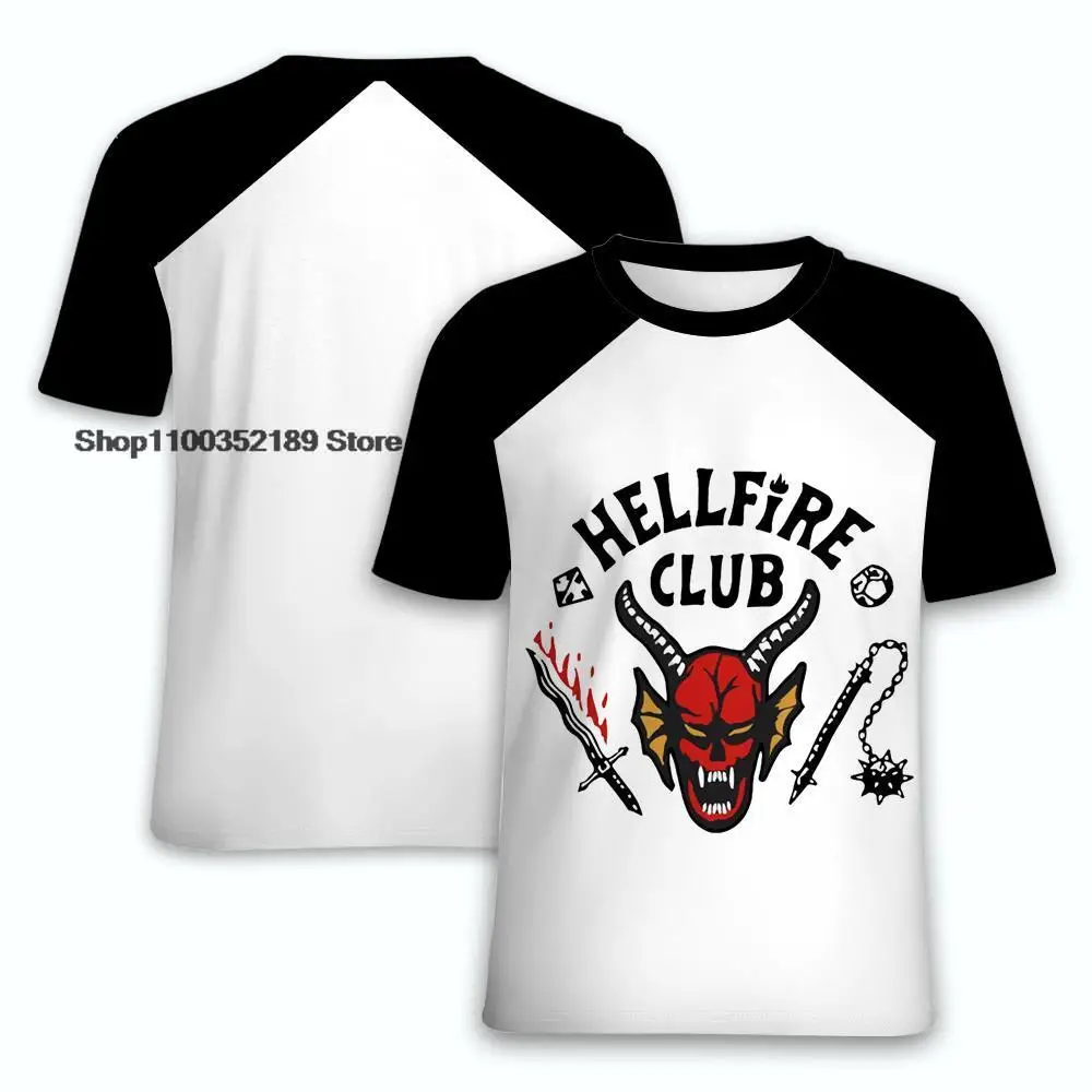 

Hellfire Club Eddie Munson season 4 T Shirt Short Sleeve Women Hip Hop Harajuku Tops Female Funny Clothing Unisex Tshirt