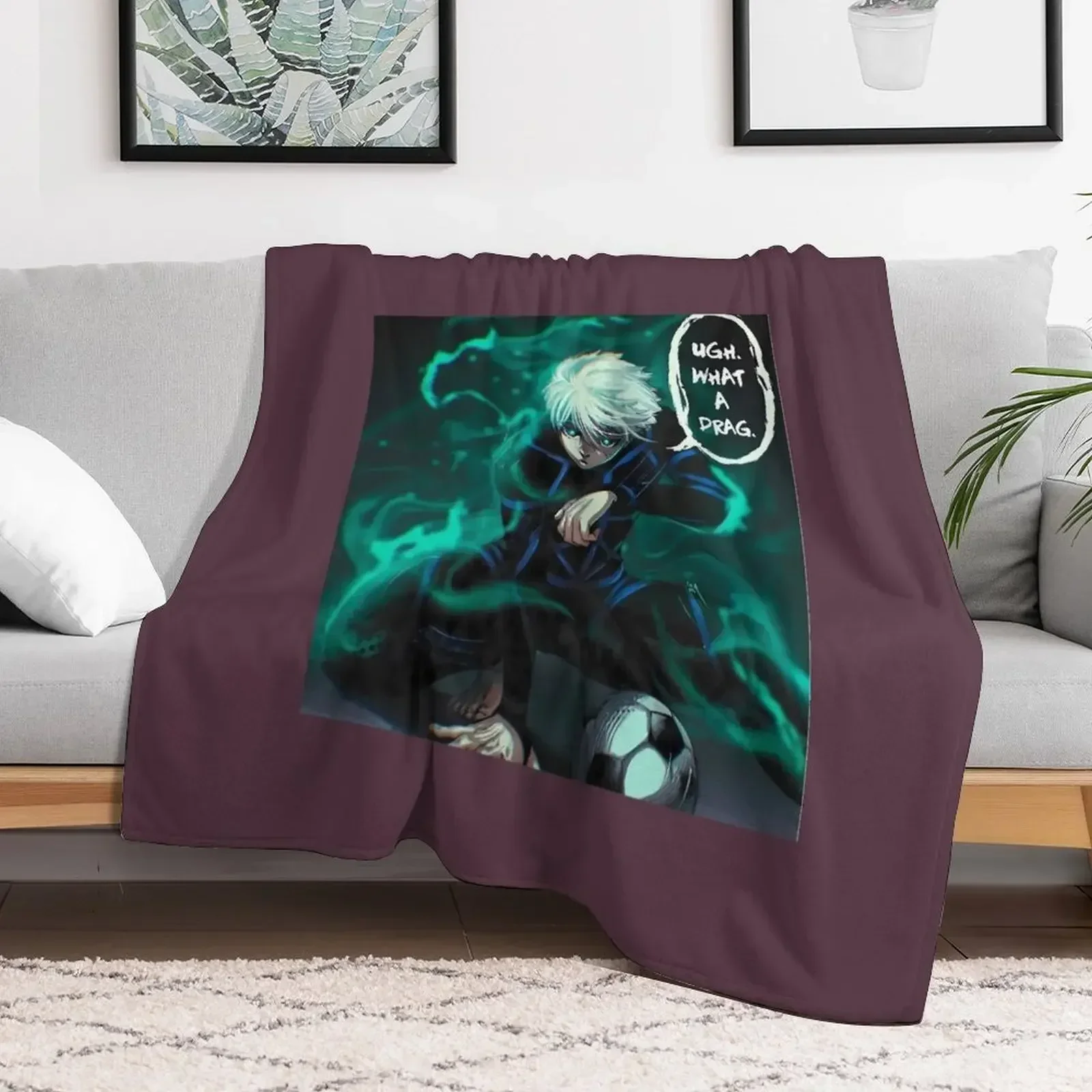 Одеяло с синим замком Nagi Seishiro 1 летнее термобелье для путешествий декоративные