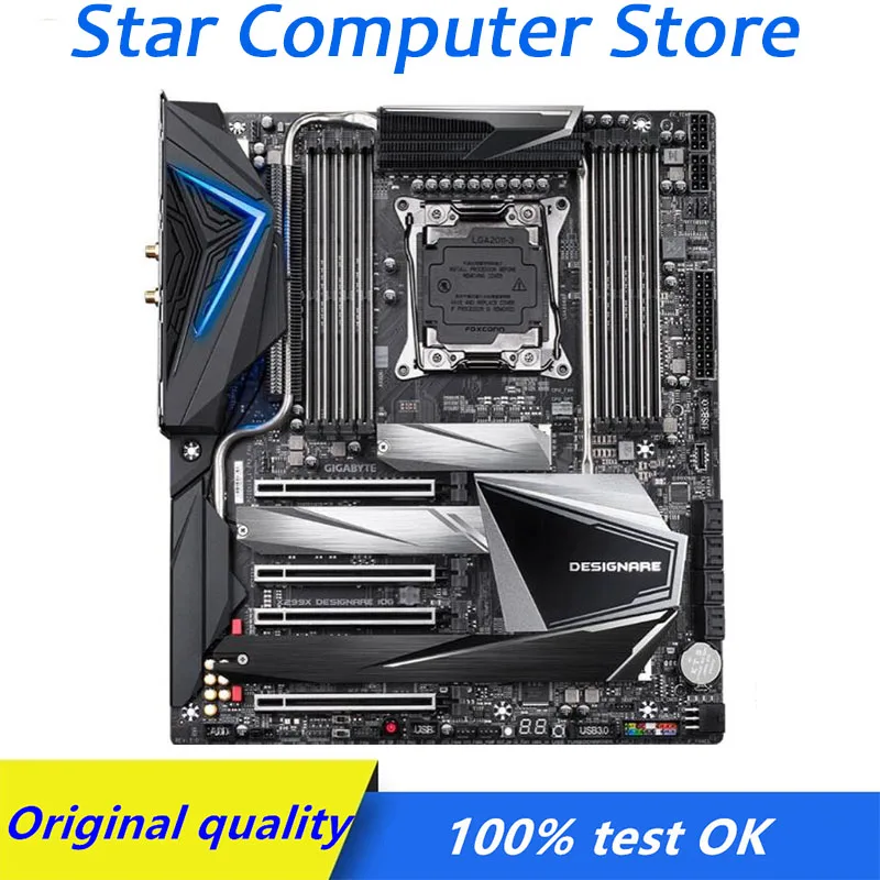 

X299 LGA 2066 For Gigabyte GA X299 DESIGNARE 10G Motherboard DDR4 Computer USB3.0 SATA3 M.2 SSD Desktop Mainboard Used