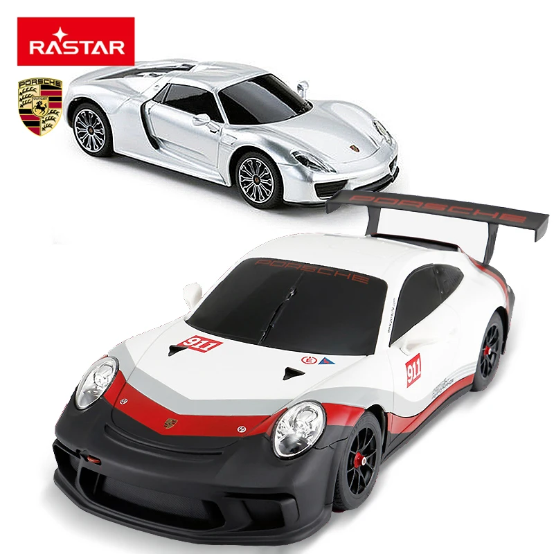 

Rastar 1:18 Scale RC Toy Car Porsche 911 GT3 Gup 1:24 Porsche 918 Remote Control Drift Racing Sports Car Model Toys Kids Gifts