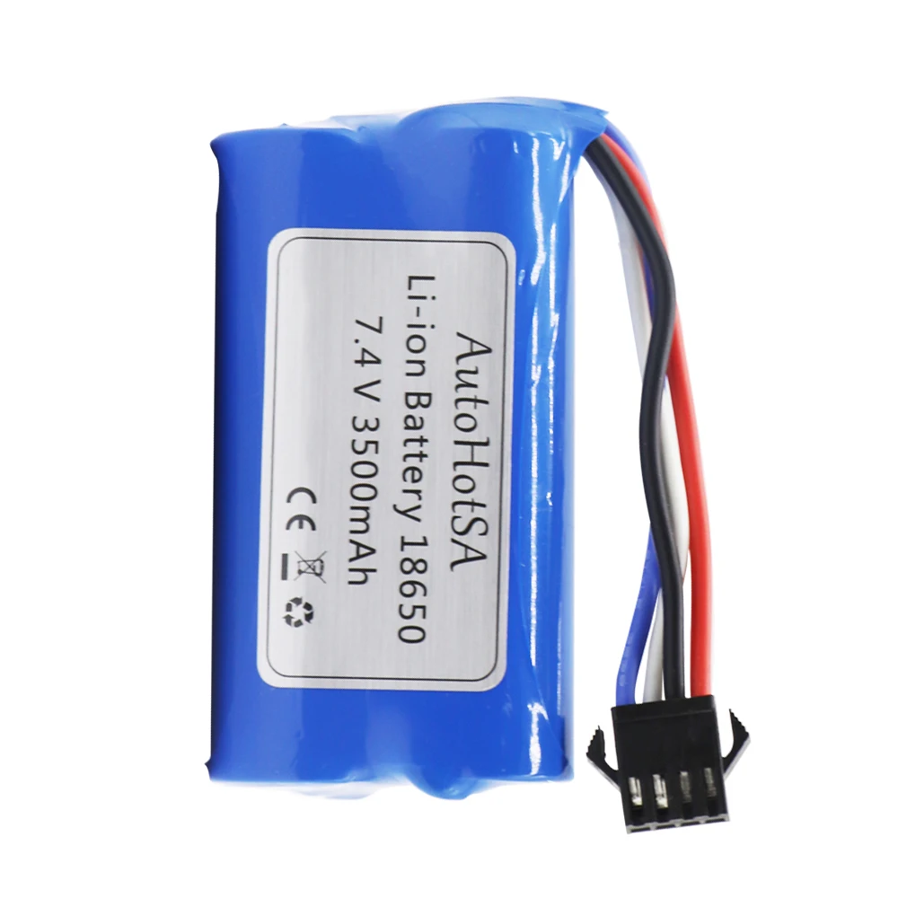 Литий-ионный аккумулятор SM-4P 2S 7 4 В 3500 мАч 18650 для HQ960 961 962 Udi902 Udi007 Udi001 Udi002 R/C
