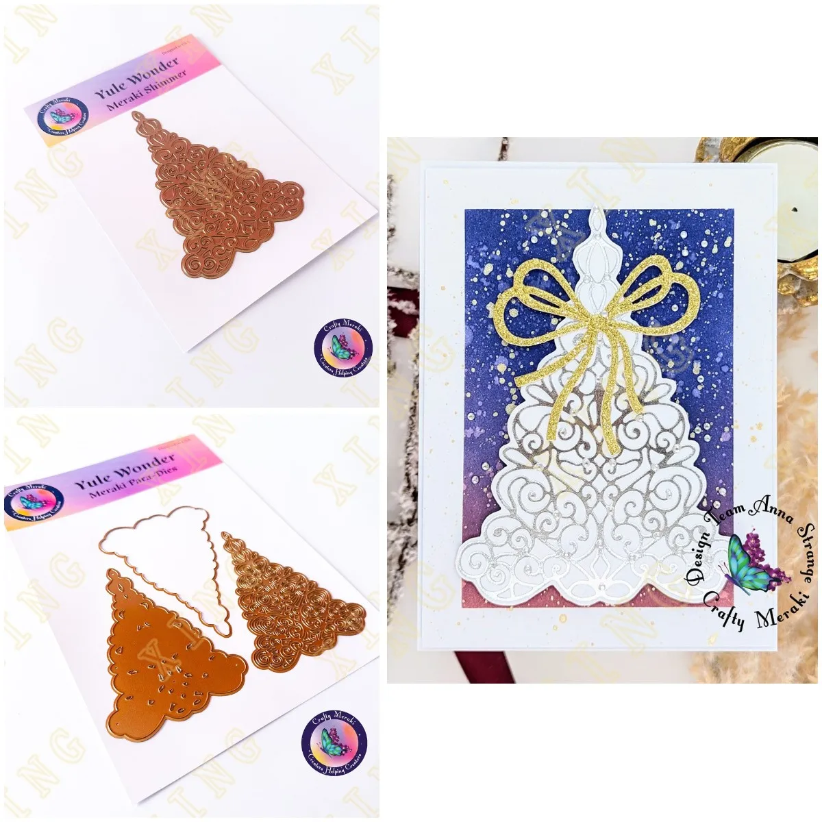 

Yule Wonder Layering Tree Metal Cutting Dies Hot Foil Plate Scrapbook Diary Decoration Stencil Embossing Template Diy Handmade