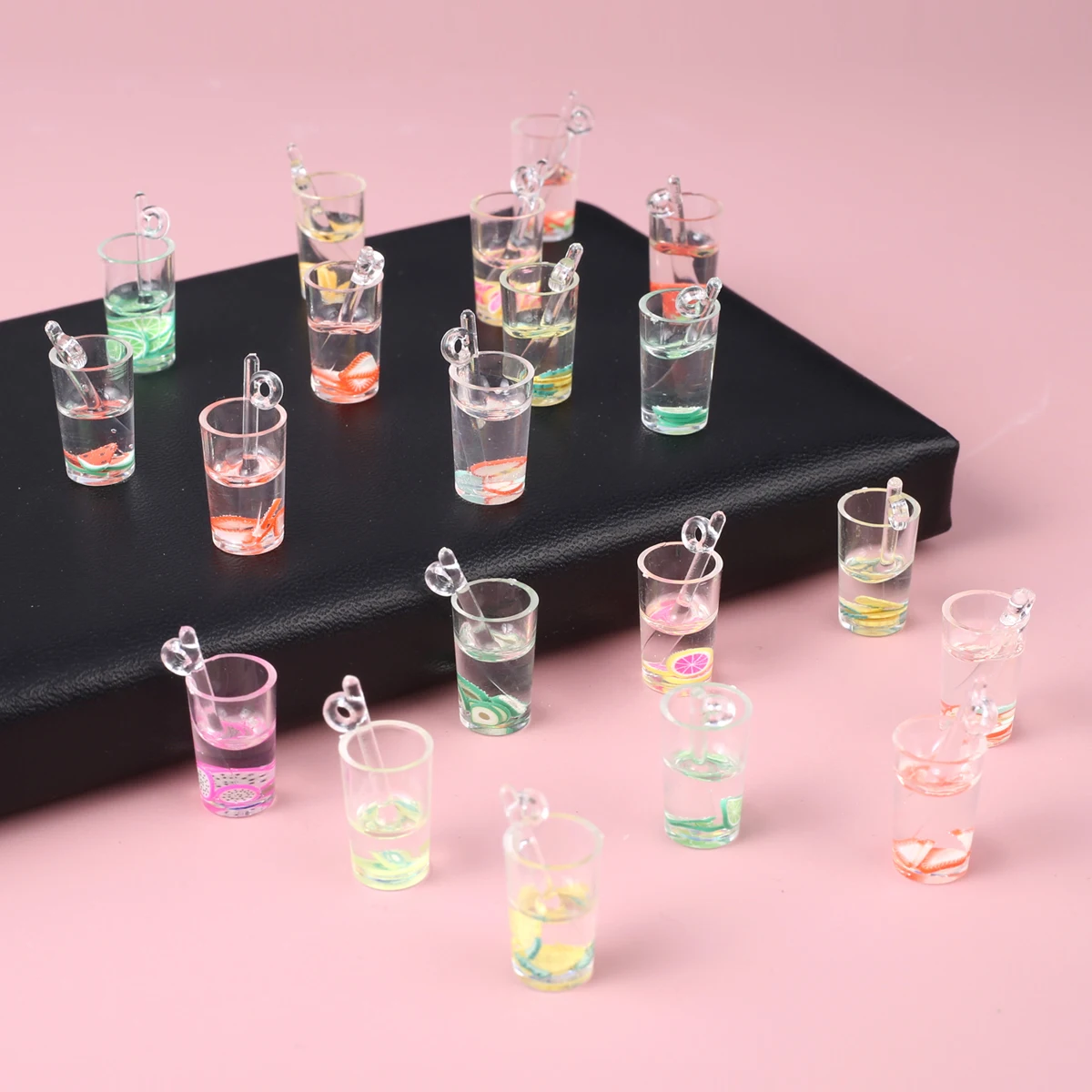 

Wholesale Transparent Water Cup Acrylic Pendants Lemon Squash Charms for Jewelry Making Diy Women Necklaces Earring Gifts