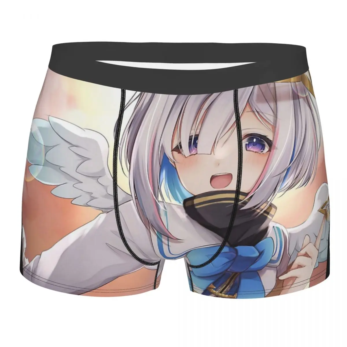 

Hololive Virtual Host Group Box Amane Kanata Classic Underpants Cotton Panties Male Underwear Sexy Shorts Boxer Briefs