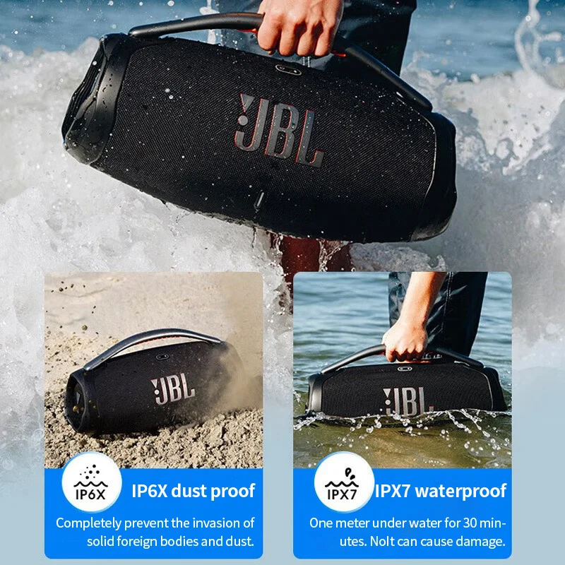 

New Boombox 3 Wireless Bluetooth Speaker Outdoor Waterproof Portable Subwoofer For Jbl Speaker Boombox3 Battleship 3d Surround