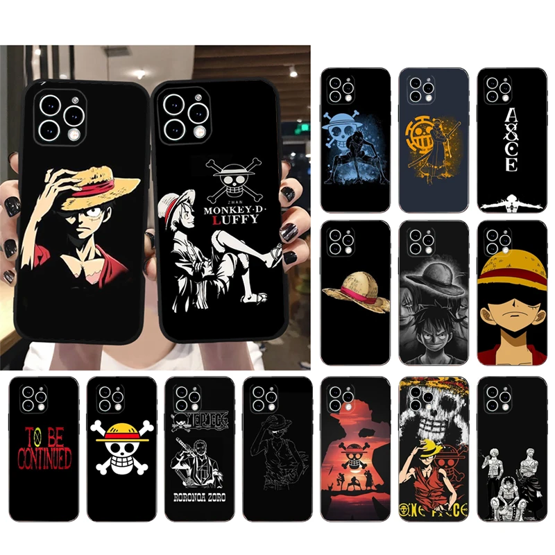 

Hot Japanese Anime Ones-Pieces Phone Case For iphone 14 13 12 11 Pro Max XS XR X 12mini 14 Plus 7 8 SE Mobile Phone Case Funda