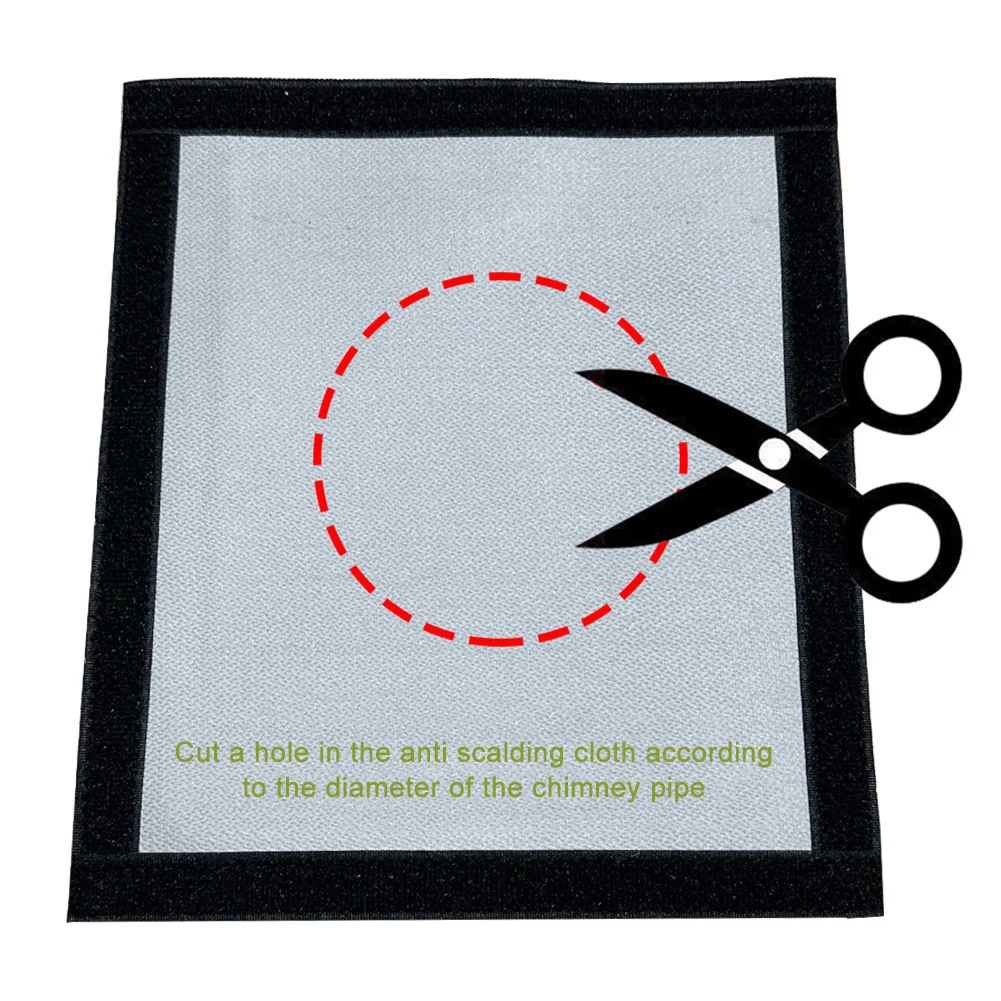 Противоожоговая защита для палатки огнестойкий защитный чехол дымоход