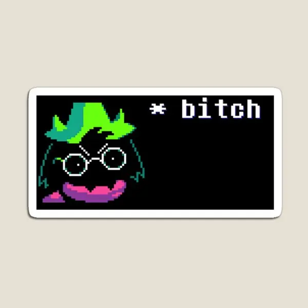 

Магнитные наклейки Deltarune Ralsei, детский холодильник, детское украшение, красочные детские домашние милые