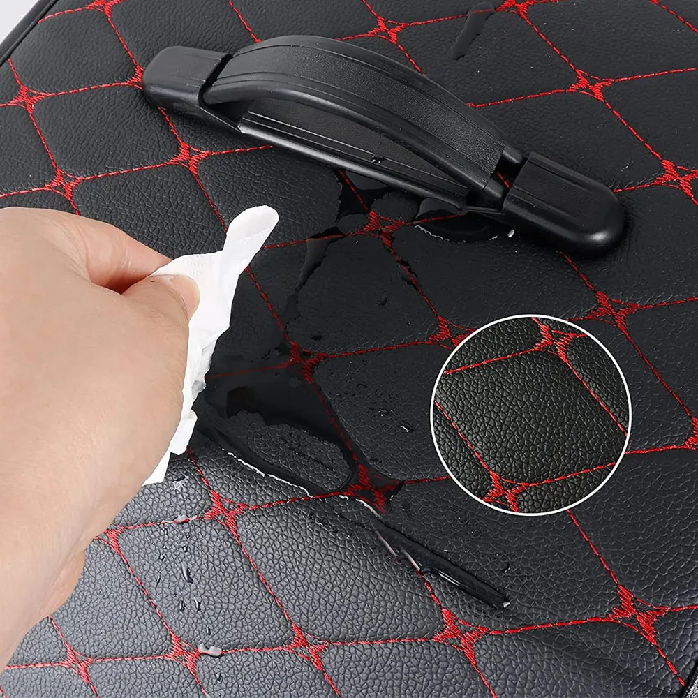 

1pc Portable Car Trunk Storage Organizer with Lid Collapsible Car Storage Bag Multipurpose Car Trunk Organizer Car Accessories