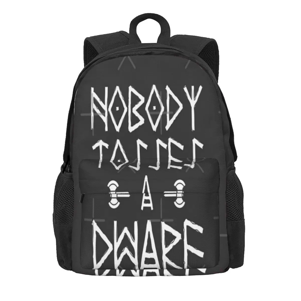 

Nobody Tosses A Dwarf Backpacks Men's Backpacks Bags For Women Rucksack Zipper Close Bags For Women 2021