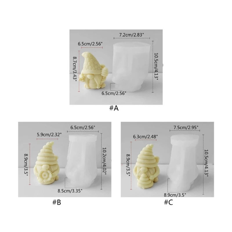 Силиконовая форма для пчел и гномов эпоксидная карлика гипсовая сделай сам
