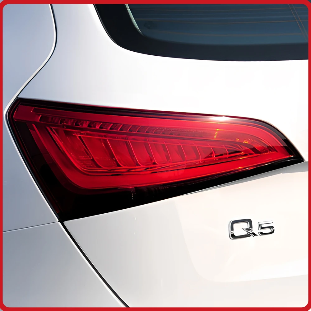 Фото Для Audi Q5 8R 2008-2018: Обновленные задние фонари в сборе, светодиодные автомобильные аксессуары, Plug and Play, динамические указатели поворота, стиль OEM №4