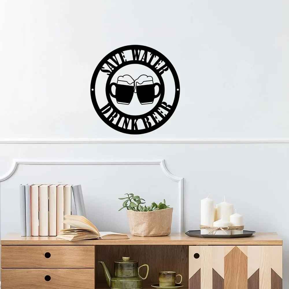 Металлическая Доска Для Экономии Воды С 2-х Шахматными Дизайнами Наклейка На