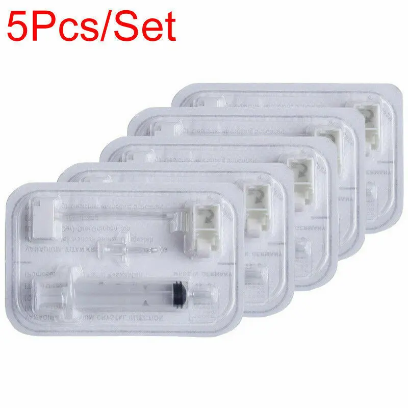 

5Pcs/Set Titanium Crystal Needle Cartridge Injection Gun needle For High Pressure Injection Meso Gun
