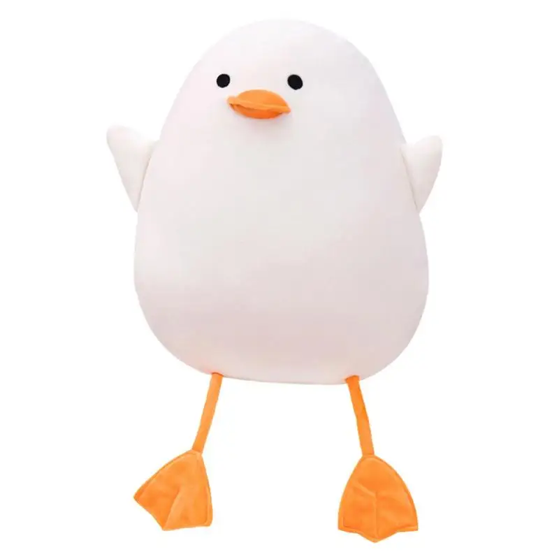 

Duck Plushie Big White Duck Stuffed Hugging Doll Soft Animal Throw Pillow For Accompany Relaxing Napping Cute Children Plushies