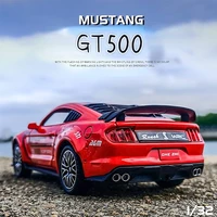 fast and furious 132 ford mustang gt500 simulation alloy car model toy for children die cast vehicles collectible hobbies