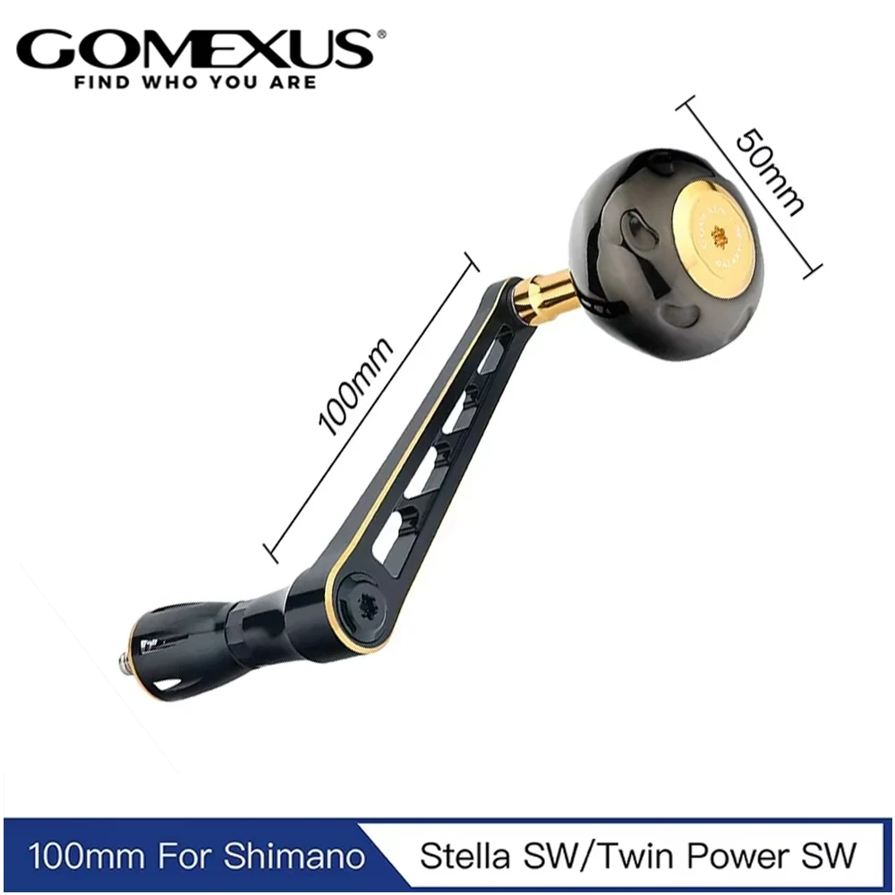 Фото Рукоятка GOMEXUS-Power 90 мм 100 мм Stella SW Twin Power SW с титановой ручкой 50 мм LMY-TB50 №1