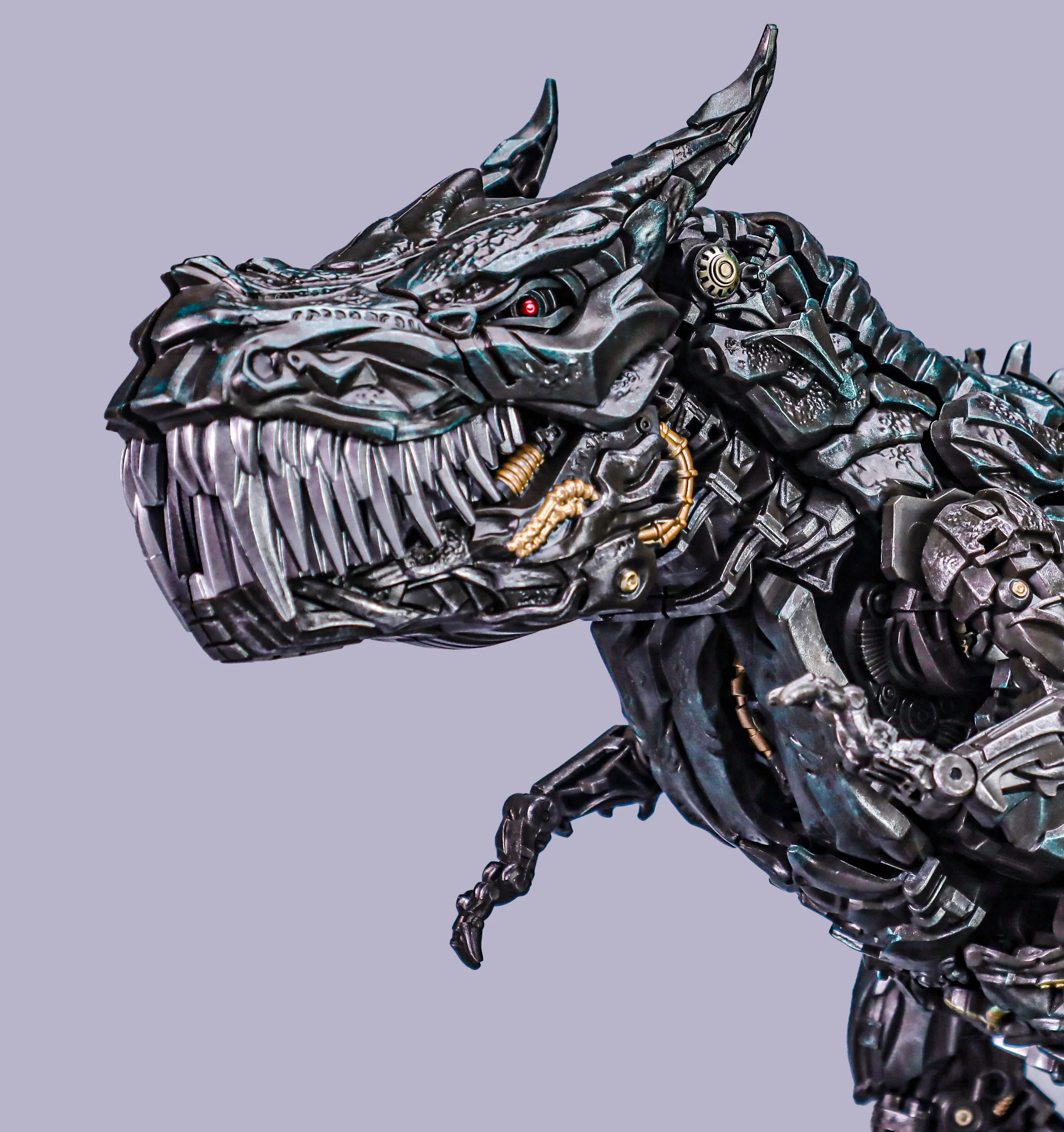 В НАЛИЧИИ Трансформация G-Creations Grimlock MTST-01B MTST01B WRATH Статуя динозавра Рисунок