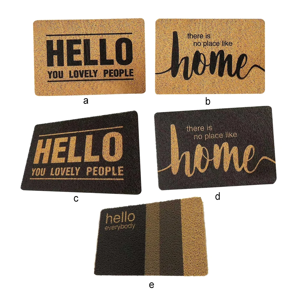 

Дверной коврик, портативный мультяшный декоративный многоразовый нескользящий коврик для ванной, туалета, офиса, гостиницы