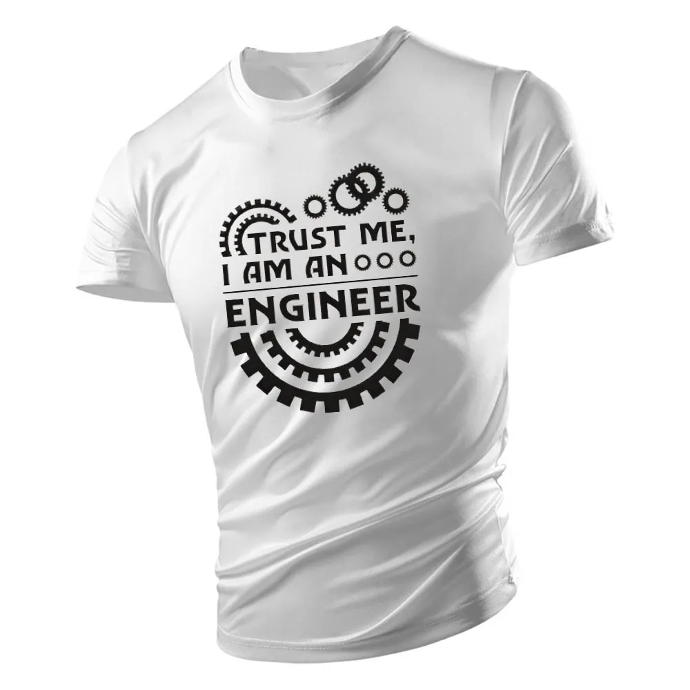 

2023summer Fashion Casual Round Neck White Loose T-Shirt Short Sleeve Men'S Comfortable Breathable Top Cartoon Letter Print