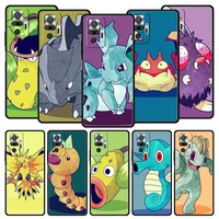 pokemon cartoon cute phone case for xiaomi redmi note 11 10 9 8 pro 11s 10s 9s 7 8t 9t 9a 8a 9c k40 gaming 11t 5g back cover