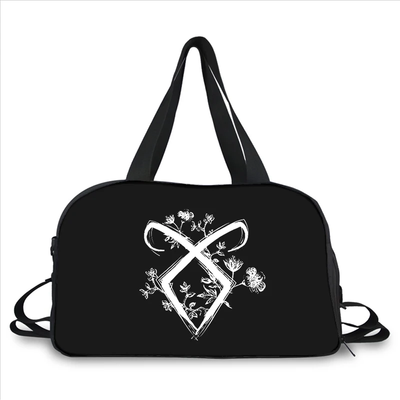 Shadowhunters 3D printing fashion trend portable large capacity multi-function messenger bag travel bag
