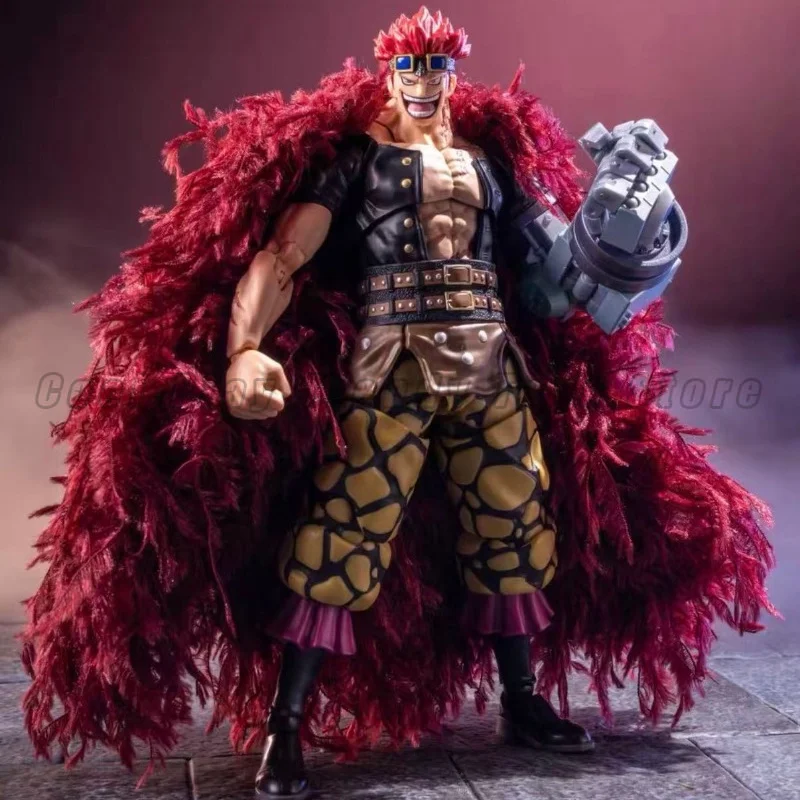 Фото [В наличии] Оригинальный конструктор Bandai One Piece SHF: Эустас Кид – Атака на Онигашиму, коллекционная модель, фигурка, игрушка №3