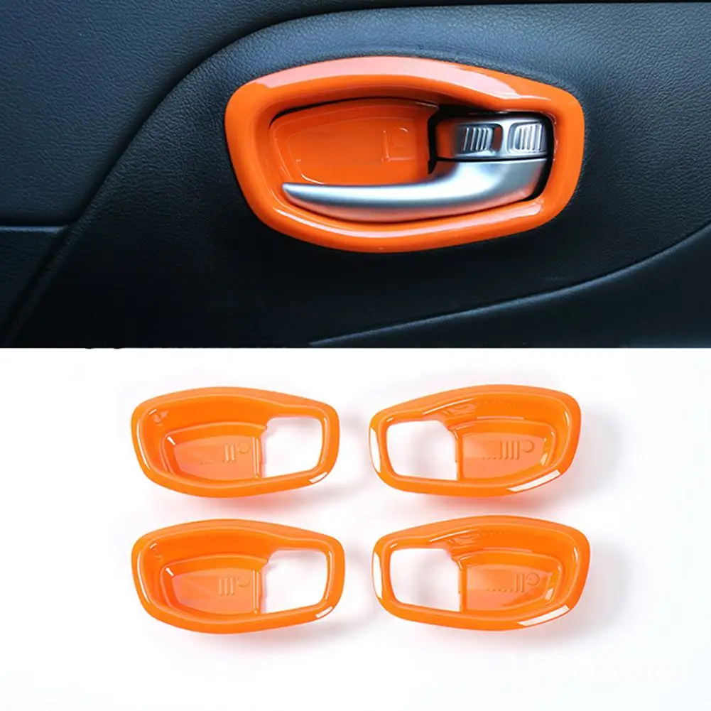 

4 шт., декоративные наклейки на ручку интерьера автомобиля Freeman 16 +