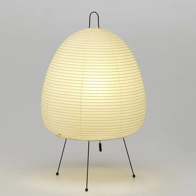 

Noguchi Paper Lamp Silence Wind Table Lamp Japanese Home Decor Table Lamp for Living Room Bedroom Dining Art Home Loft Fixture