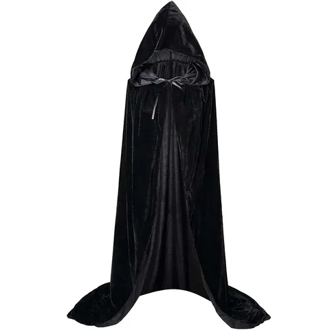 Бархатный плащ Смерть с косой, красный, Cape Mask
