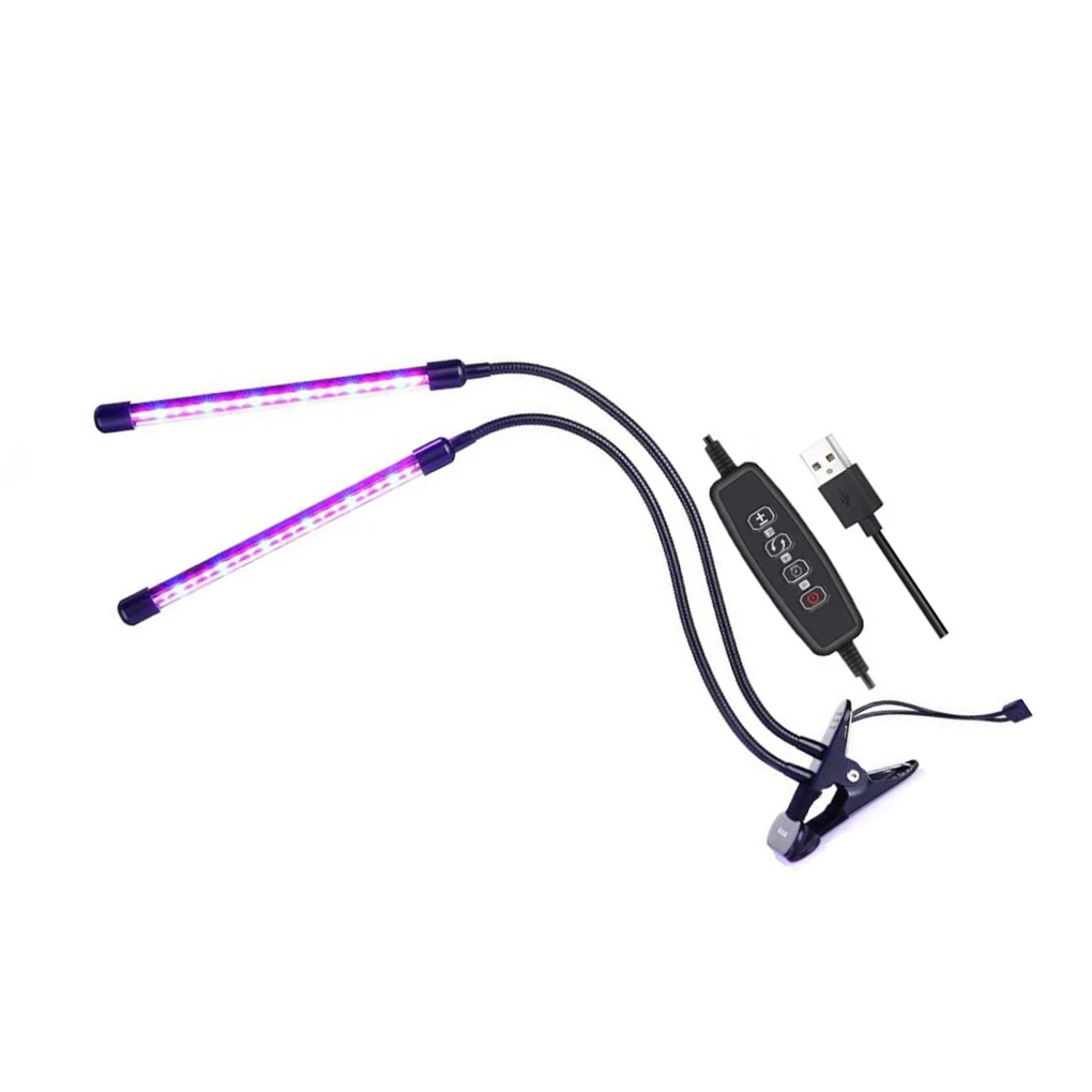 

Plant Grow Light USB Interface LED Garden Clip Lamp Lighting Tool