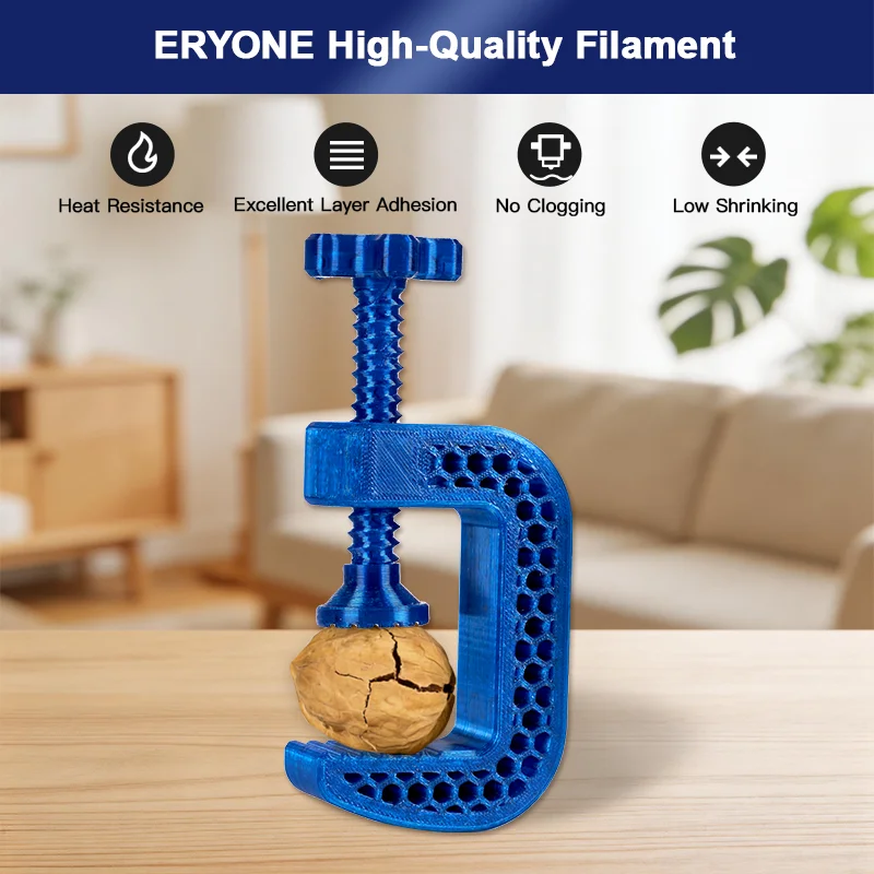 Фото Филамент ERYONE 3KG PETG-Lite 1.75 мм, легкий PETG-филамент для 3D-принтеров, высокая прочность, низкая деформация, катушка 1 кг №4