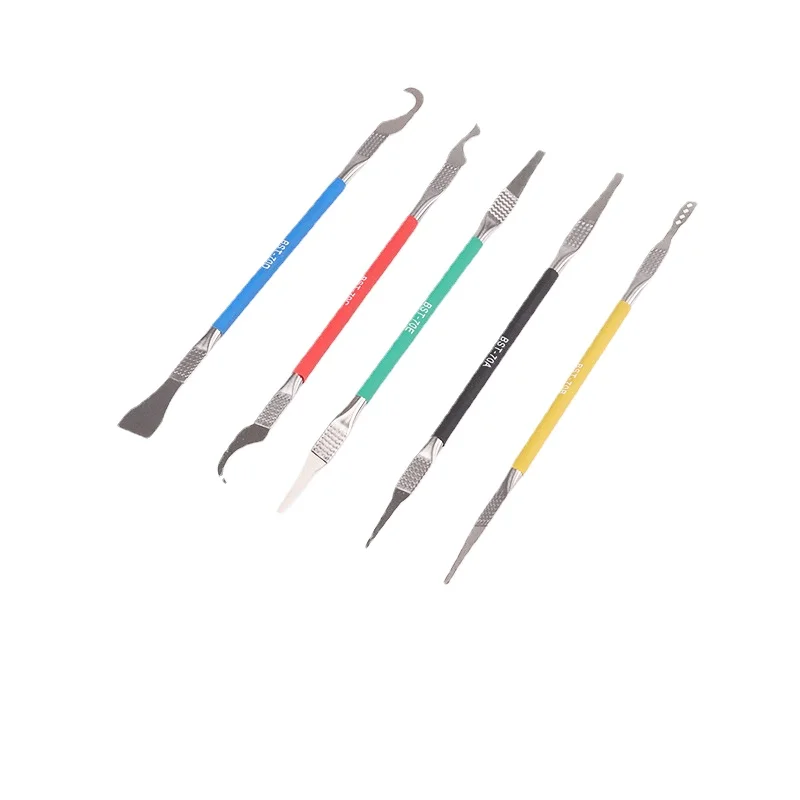 

repair and remove the machine blade, the cutting blade, the thin blade, the CPU prying blade, and the rubber removal blade