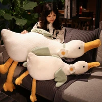 hug duck big white duck doll lying duck duck big white goose doll doll cushion baby sleeping pillow plush animal girl christmas