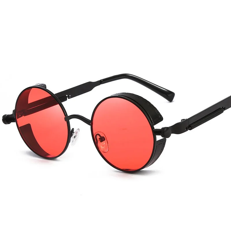 

Fashion Round Steampunk Sunglasses Brand Design Women Men Vintage Steam Punk Sun Glasses UV400 Shades Oculos de sol