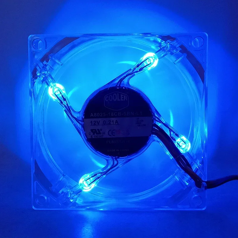 Оригинальный Cooler Master A8025-18CB-5BN-L1 8025 80 мм 8 см корпус компьютера процессор