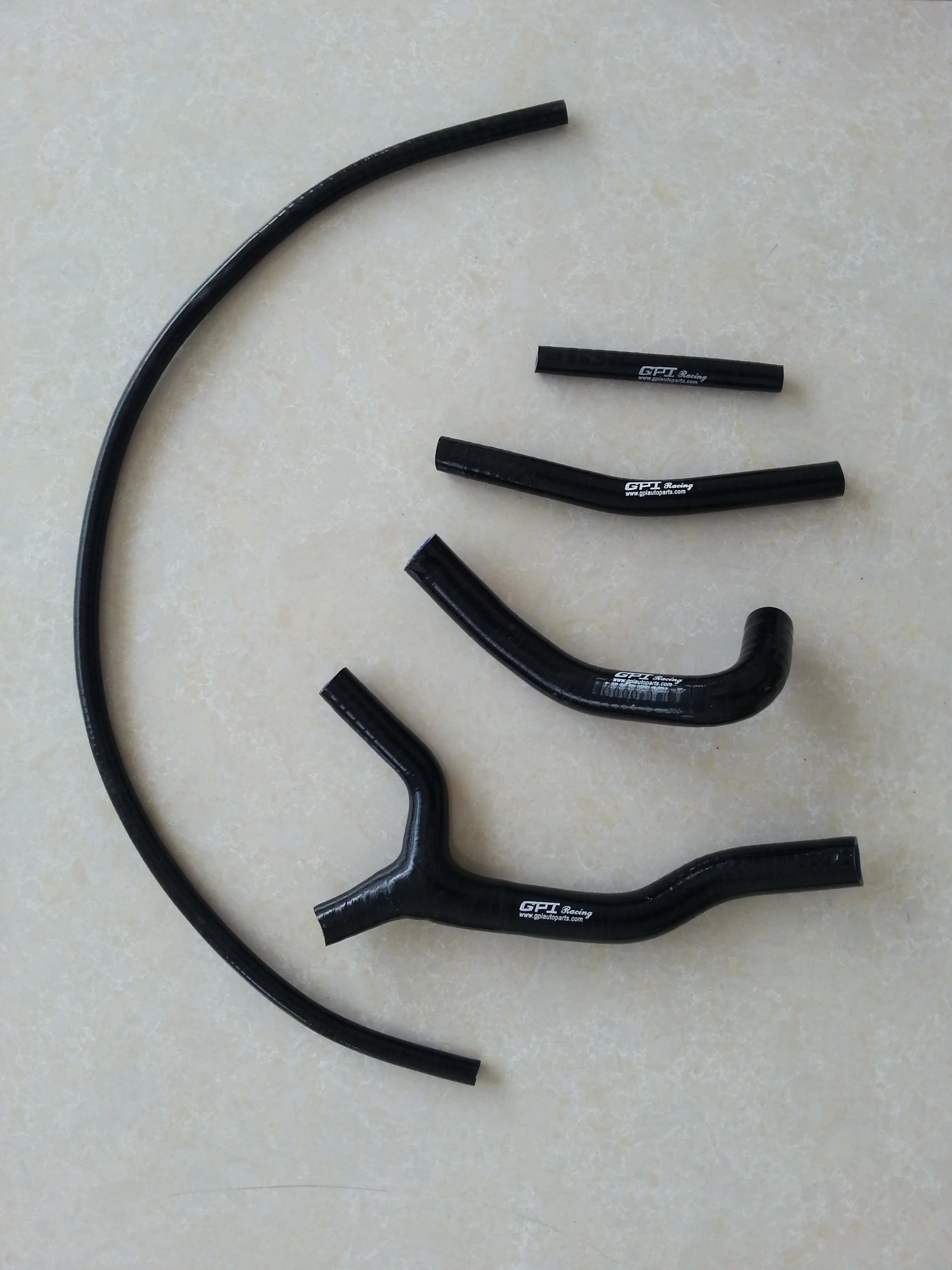 Черный силиконовый шланг радиатора для Suzuki RM125 1992 1995 1993 1994